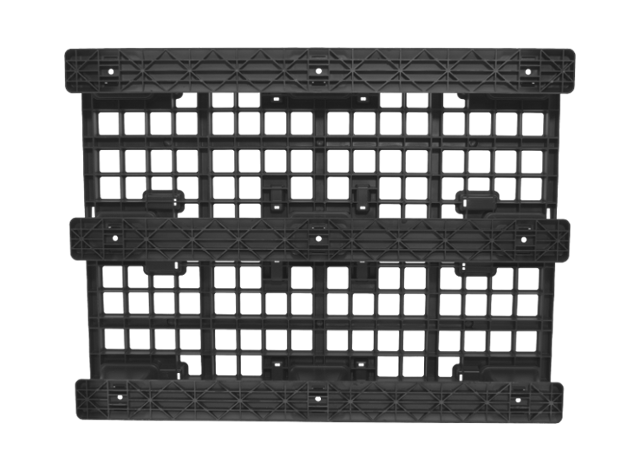 All TIM Pack plastic pallets are commercialized with three skids to improve product functionality