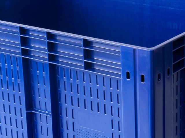 Palot azul, de uso en todo tipo de industrias que requieren cajas de gran almacenaje